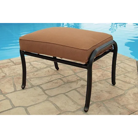 Outdoor Aluminum Ottoman